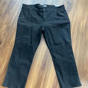 LOFT Black Straight Leg Jeans